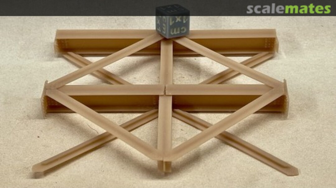 Boxart Steel bridge - bottom 2 m part - type 1 35120701 EMP3d Boxart Steel bridge - bottom 2 m part - type 1 35120701 EMP3d