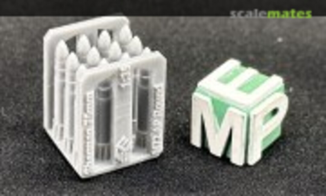 1:48 Ammunition 75mm Sherman - M72 AP - 10-12 pieces (EMP3d 48040477) 48040477