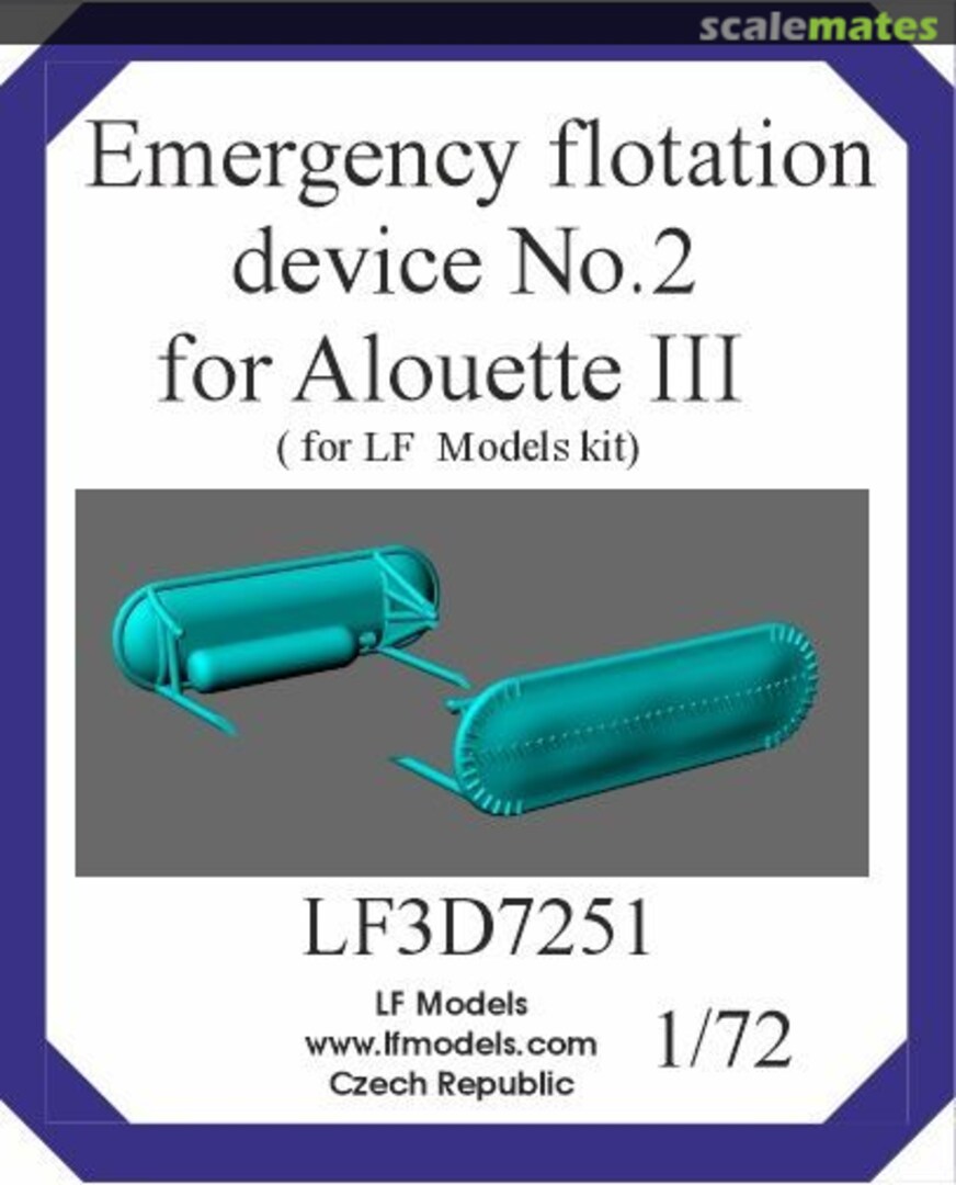 Boxart Emergency flotation device No. 2 for Alouette III LF3D7251 LF Models Boxart Emergency flotation device No. 2 for Alouette III LF3D7251 LF Models
