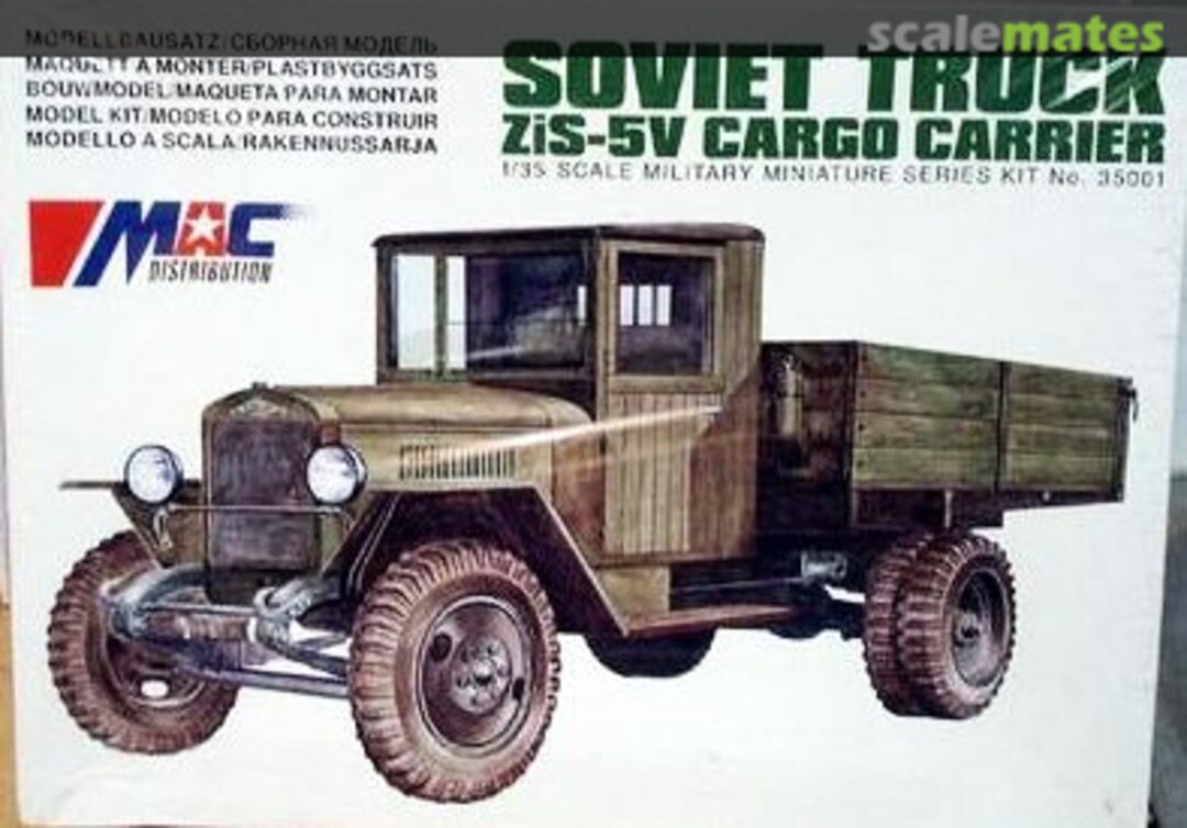 Boxart ZIS-5V Cargo carrier 35001 MAC Distribution Boxart ZIS-5V Cargo carrier 35001 MAC Distribution