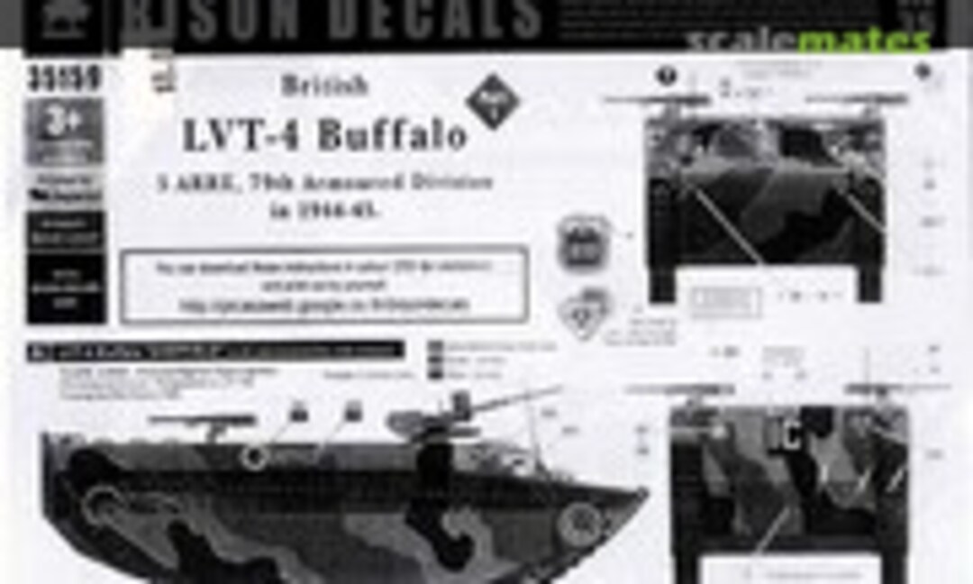 1:35 British LVT-4 Buffalo #1 (Bison Decals 35159) 35159