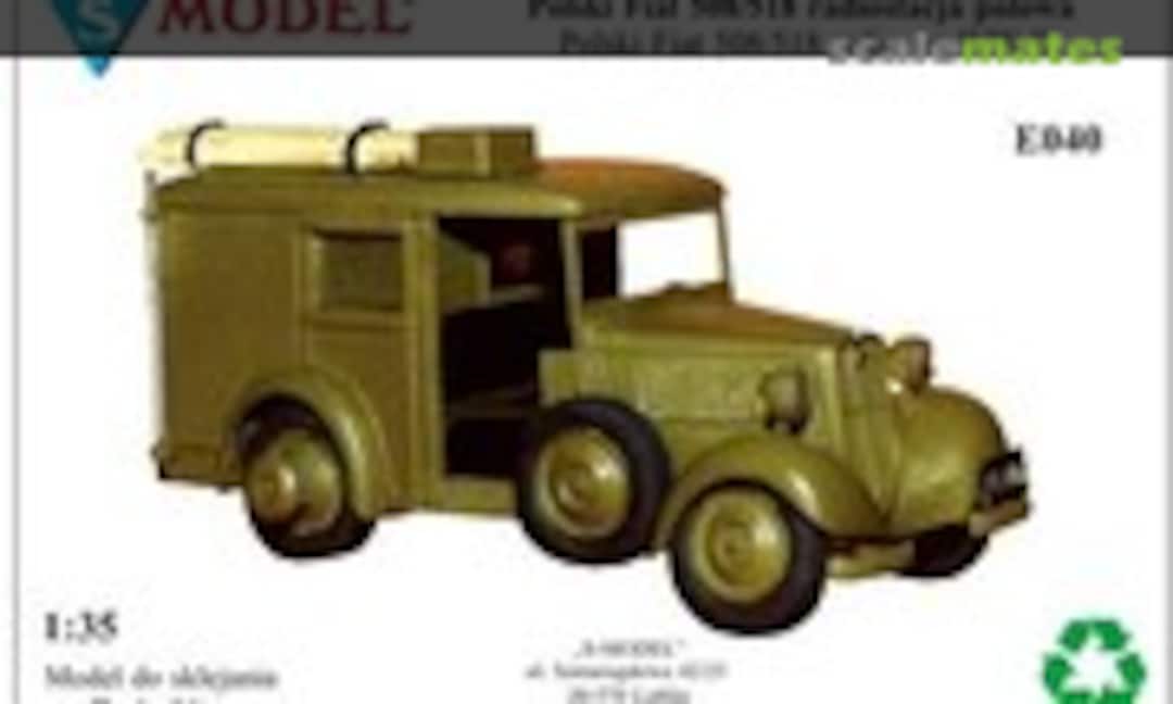 1:35 Polski Fiat 508/518 radio car (S-Model (Poland) E040)