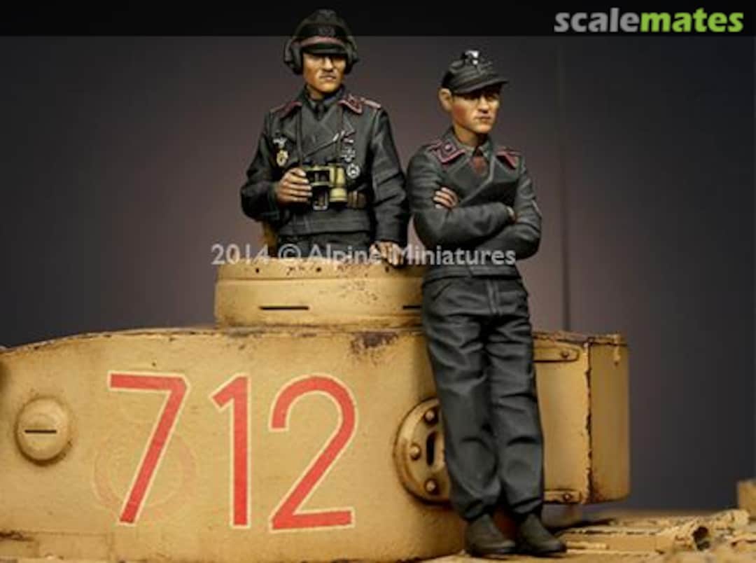 Boxart Panzer Commander Set 35177 Alpine Miniatures Boxart Panzer Commander Set 35177 Alpine Miniatures