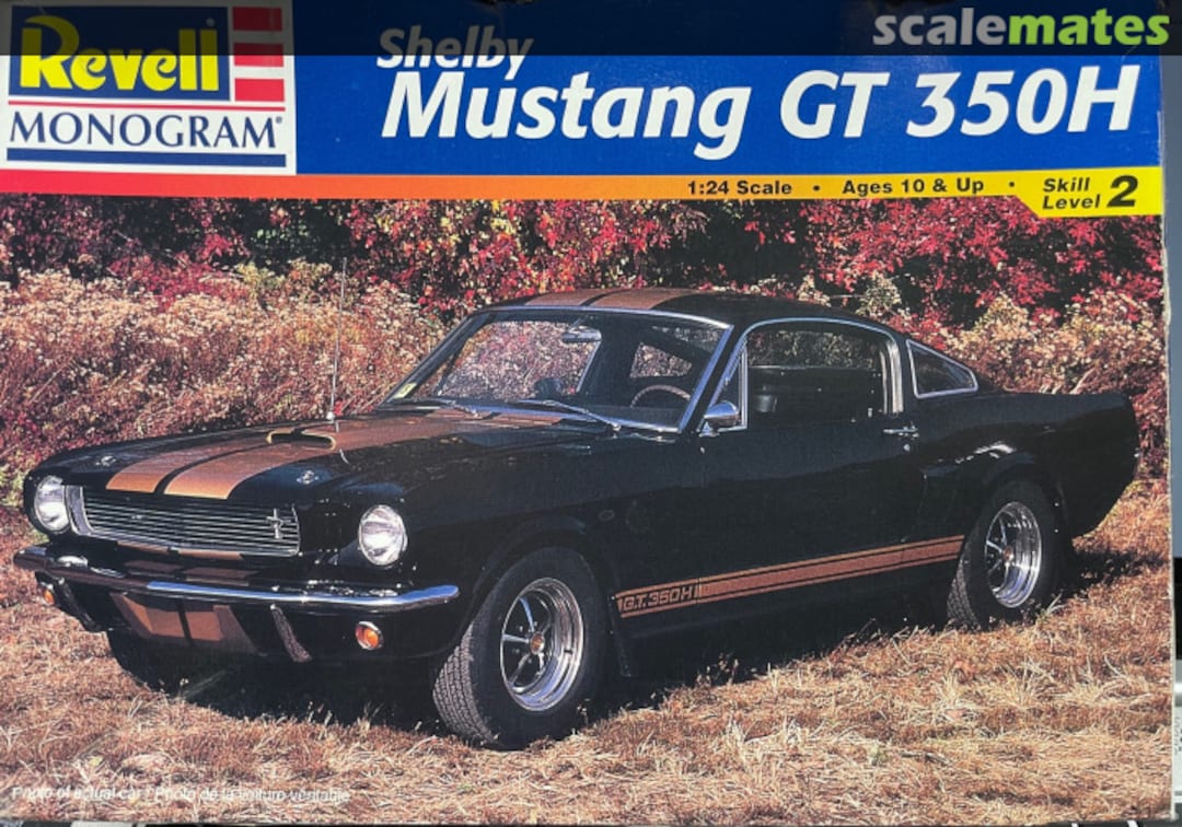 Boxart '66 Shelby Mustang GT350H 85-2482 Revell Monogram Boxart '66 Shelby Mustang GT350H 85-2482 Revell Monogram
