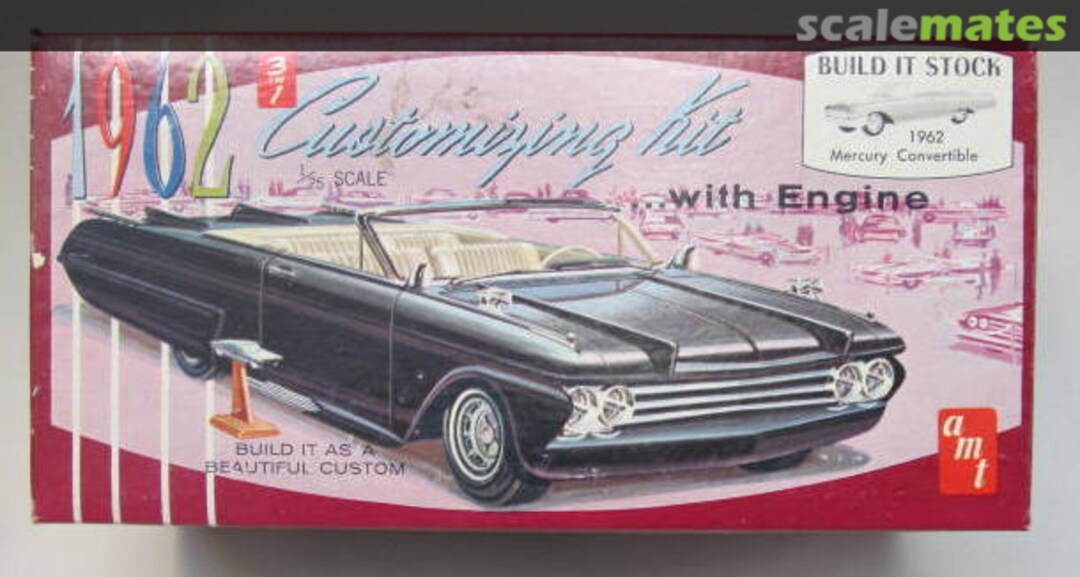 Boxart 1962 Mercury Monterey Convertible K312-149 AMT Boxart 1962 Mercury Monterey Convertible K312-149 AMT