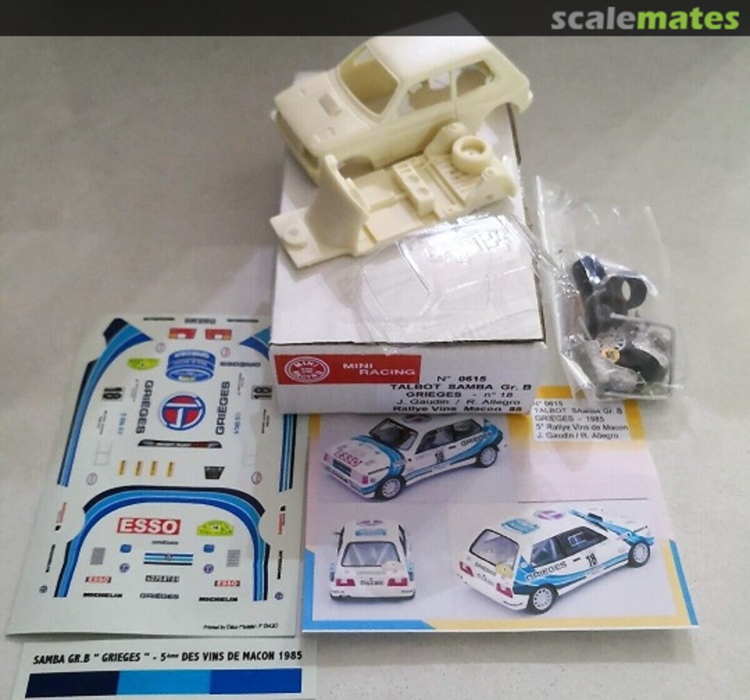 Boxart Talbot Samba "ESSO" 615 Mini Racing Boxart Talbot Samba "ESSO" 615 Mini Racing