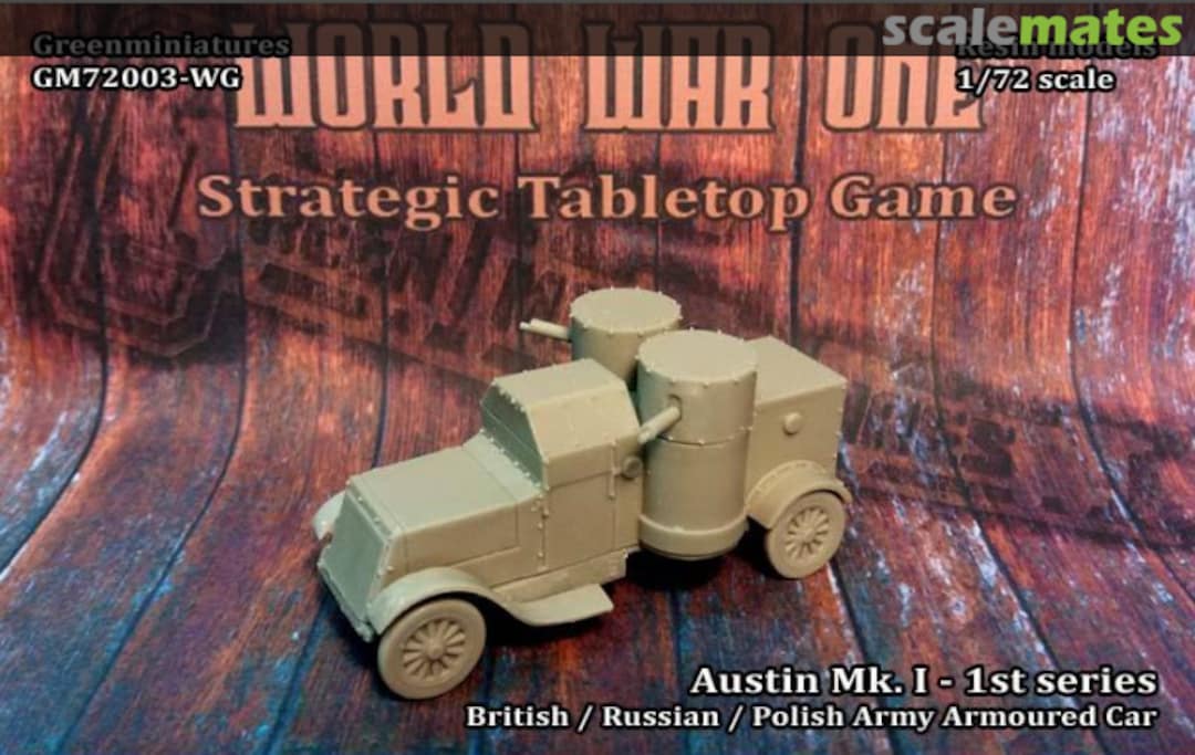Boxart Austin Mk.I - 1st series GM72003-WG Greenminiatures Boxart Austin Mk.I - 1st series GM72003-WG Greenminiatures