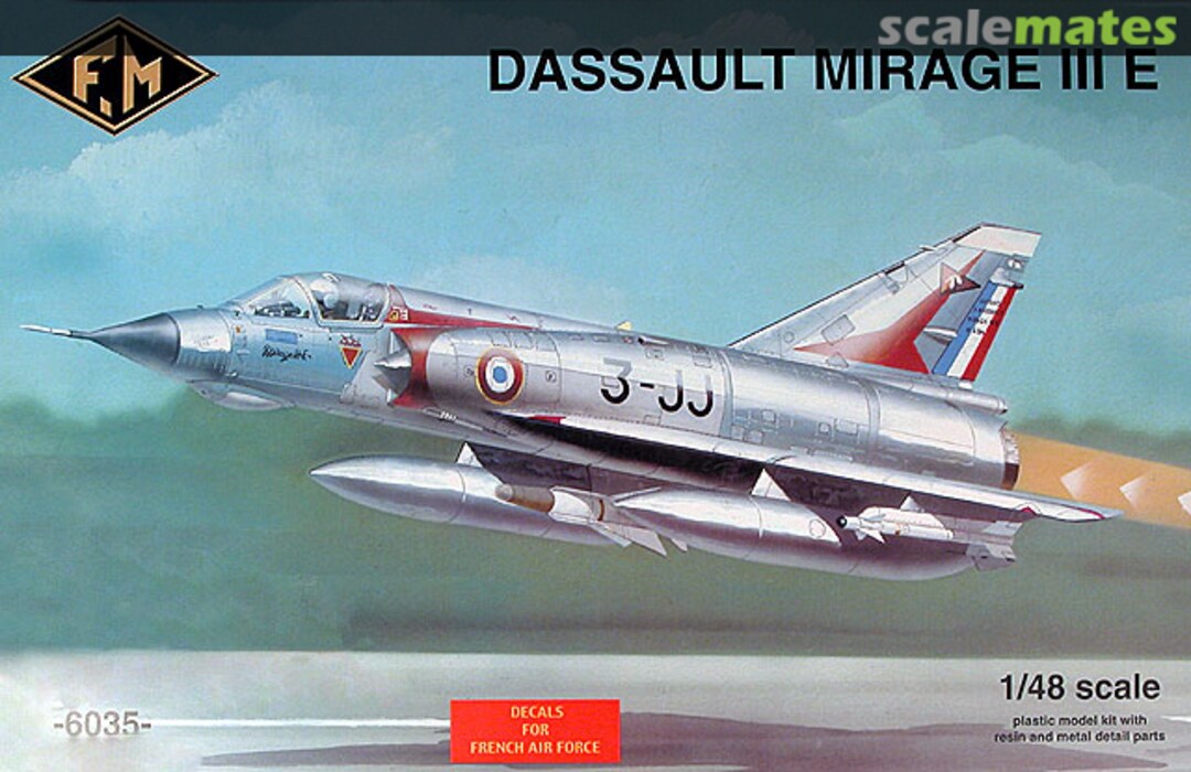 Boxart Dassault Mirage III E 6035 Fonderie Miniature Boxart Dassault Mirage III E 6035 Fonderie Miniature