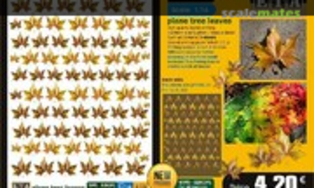 1:16 Plane Tree Leaves (ETA Diorama Accessories 115) 115