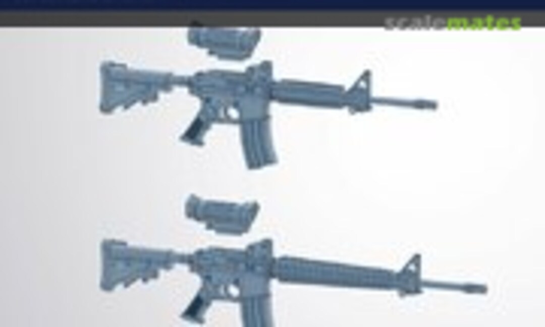 1:35 C7A2 And C8 Diemaco With Elcan C79 Sight (3D MicroCosmos MC-35-107) MC-35-107