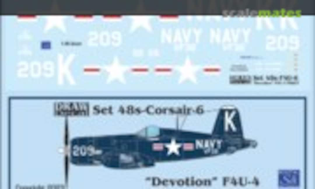 1:32 VF-32 F4U-4 Corsair N6667 (Draw Decal 32-Corsair-06) 32-Corsair-06