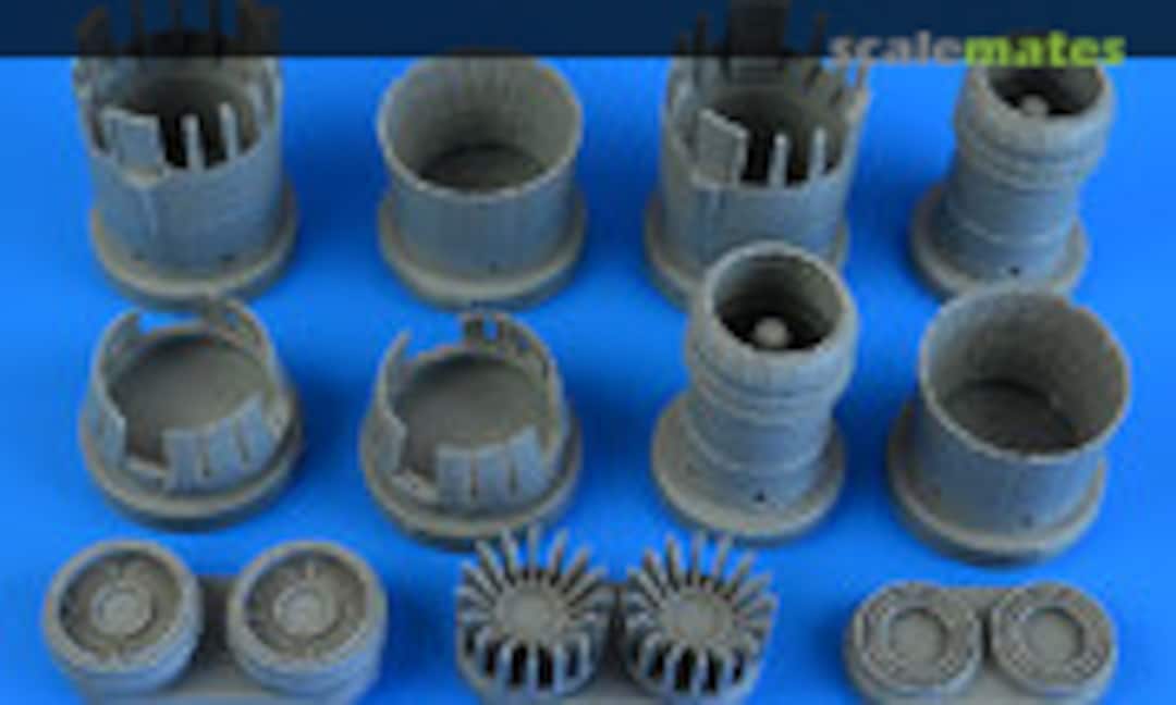 1:48 SR-71A Blackbird Exhaust Nozzles (Revell) (Aires 4898) 4898