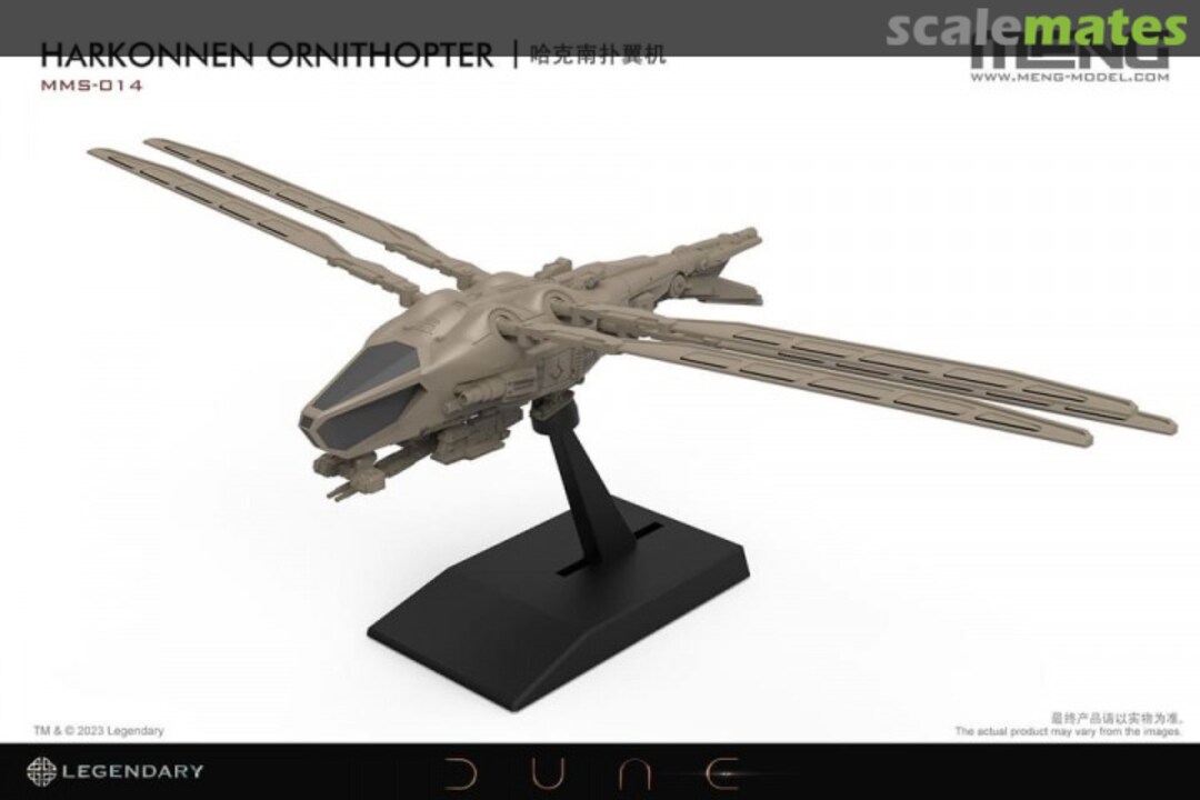 Contents Harkonnen Ornithopter MMS-014 Meng Model
