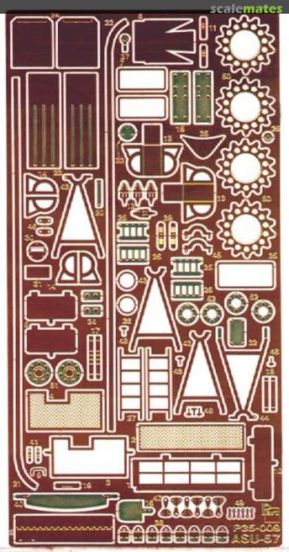 Boxart ASU-57 P35-009 Part Boxart ASU-57 P35-009 Part