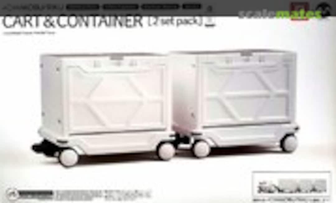 1:12 Hakobu Cart & Container (White Ver.) (Cavico MIM-021-WH) MIM-021-WH