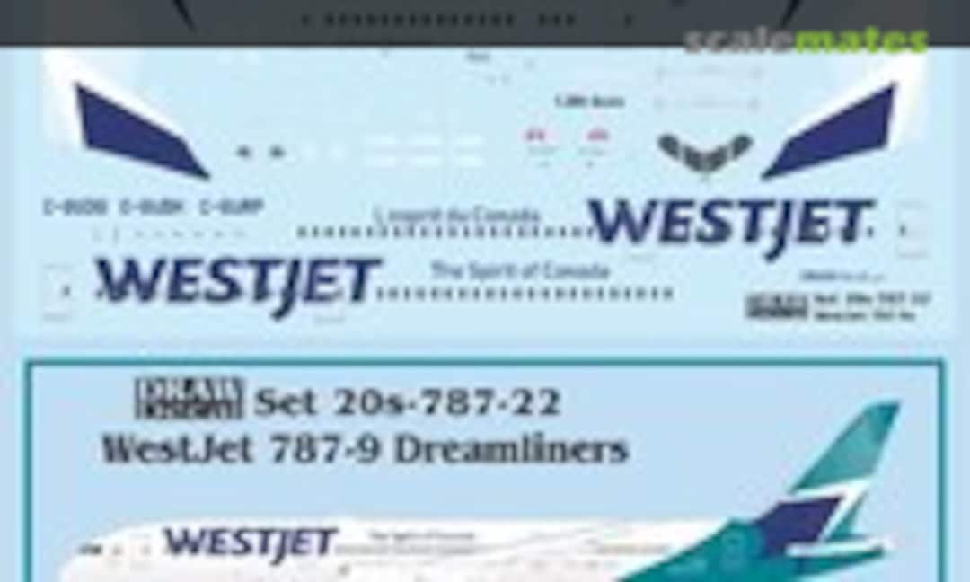 1:200 WestJet 787-9 Dreamliners (Draw Decal 20-787-22) 20-787-22
