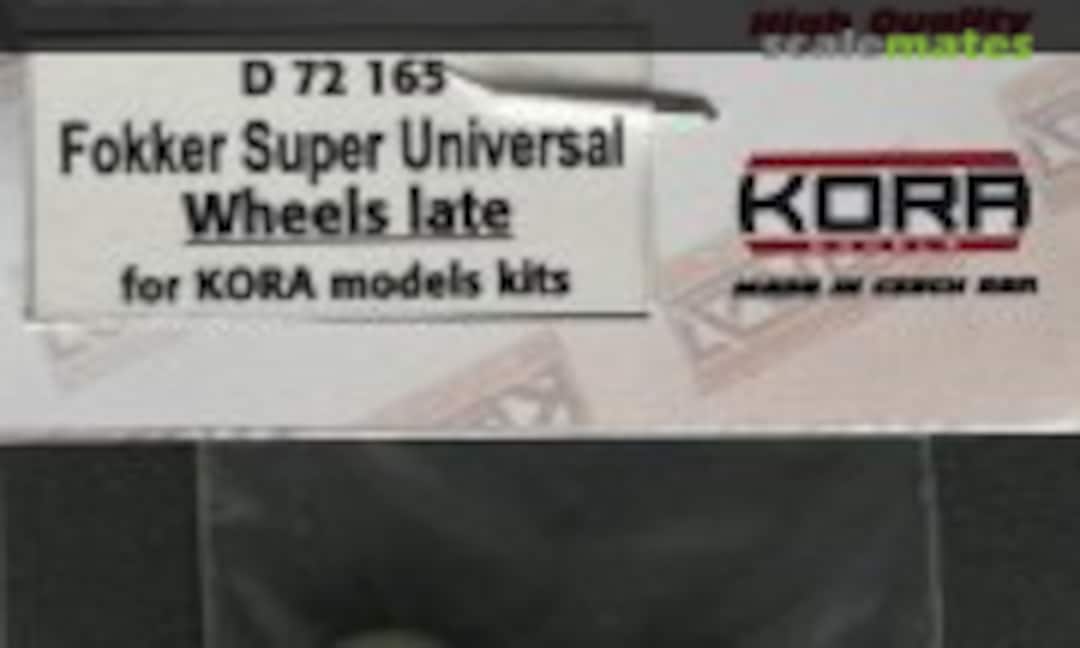 1:72 Fokker Super Universal Wheels late (Kora Models D72165) D72165