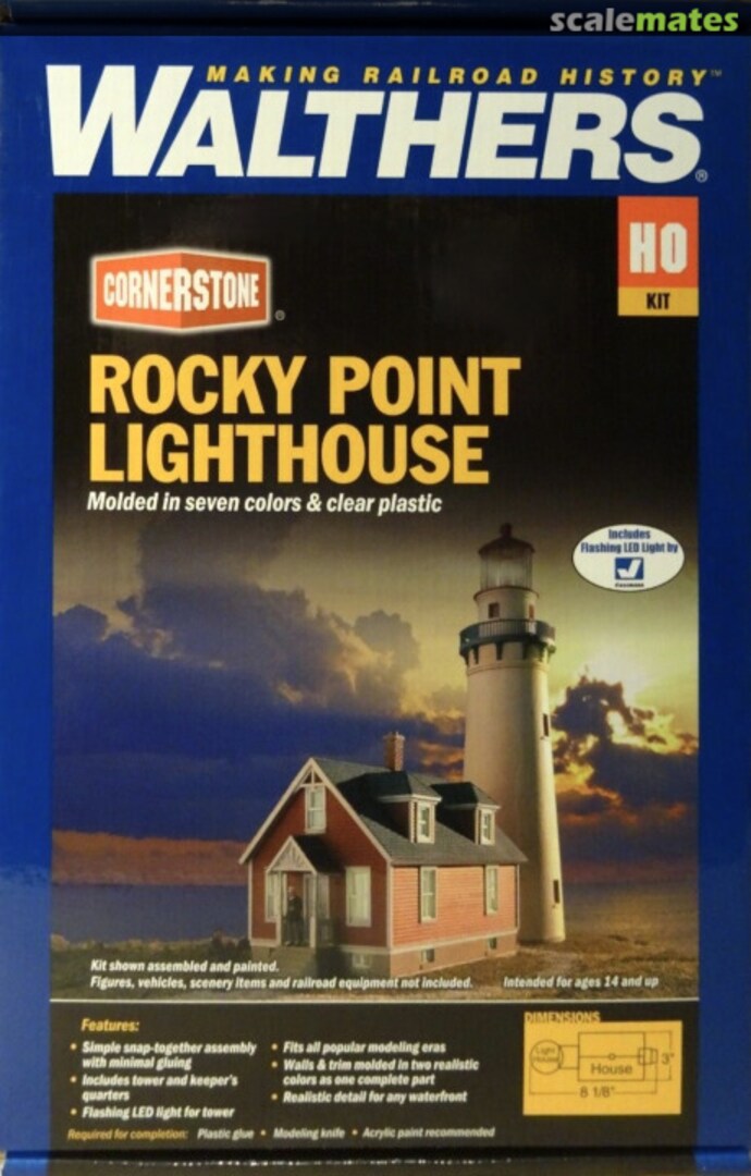 Boxart Rocky Point Lighthouse 933-3663 Walthers Boxart Rocky Point Lighthouse 933-3663 Walthers