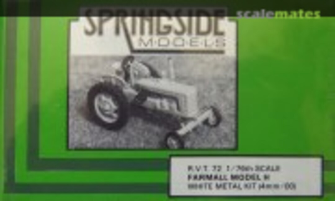 1:76 Farmall Model H (Springside Models RVT 72) RVT 72