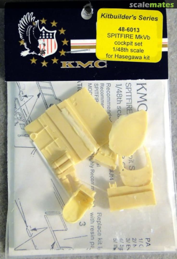 Boxart Spitfire Mk Vb Cockpit Set 48-6013 KMC Boxart Spitfire Mk Vb Cockpit Set 48-6013 KMC