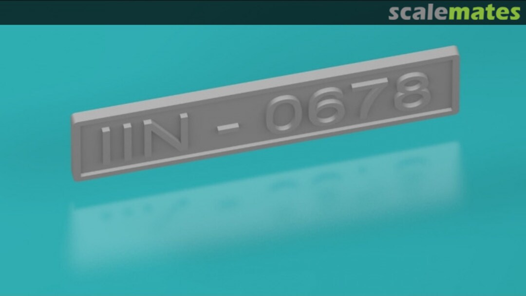 Boxart Tablice Rejestracyjne Pantera Ausf.D - set 25040878 EMP3d Boxart Tablice Rejestracyjne Pantera Ausf.D - set 25040878 EMP3d