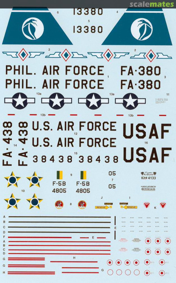 Contents F-5B 4133 Classic Airframes Contents F-5B 4133 Classic Airframes