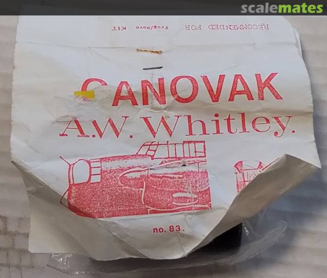 Boxart A.W. Whitley canopy 83 CANOVAK Boxart A.W. Whitley canopy 83 CANOVAK