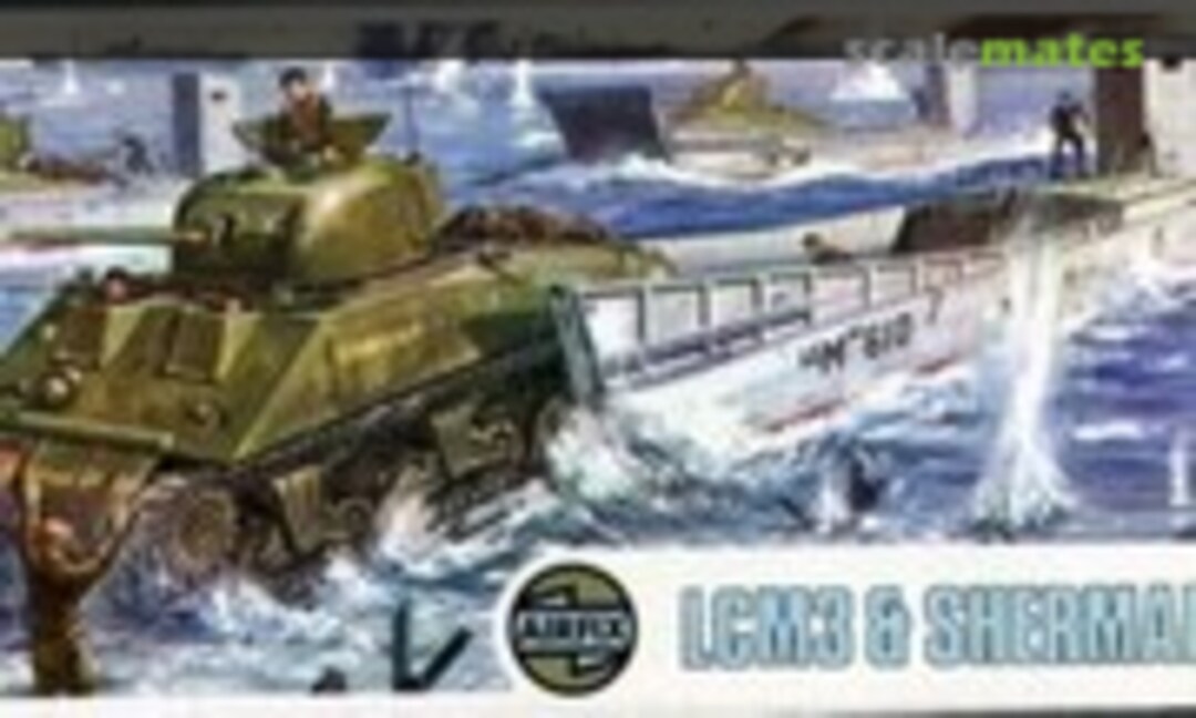 1:76 LCM3 &amp; Sherman (Airfix 03301-9)