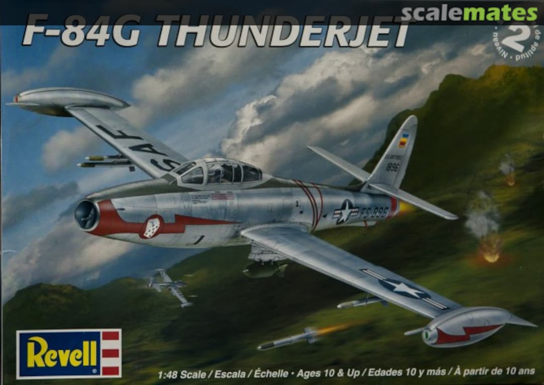 Boxart F-84G Thunderjet 85-5481 Revell Boxart F-84G Thunderjet 85-5481 Revell
