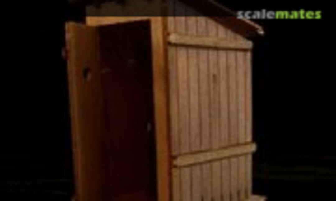 1:35 Outhouse laser cut wood parts (Flux Dimensions TSP-35002)