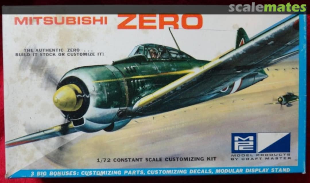 Boxart Mitsubishi Zero 7006-70 MPC Boxart Mitsubishi Zero 7006-70 MPC