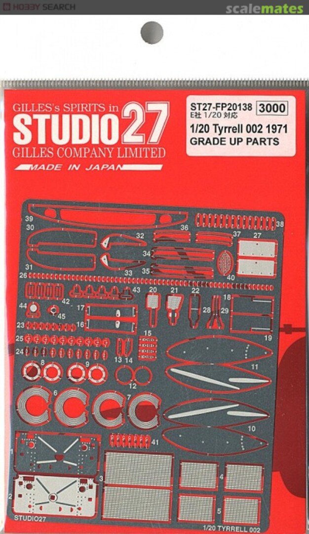 Boxart Tyrrell Ford 002 ST27-FP20138 Studio27 Boxart Tyrrell Ford 002 ST27-FP20138 Studio27