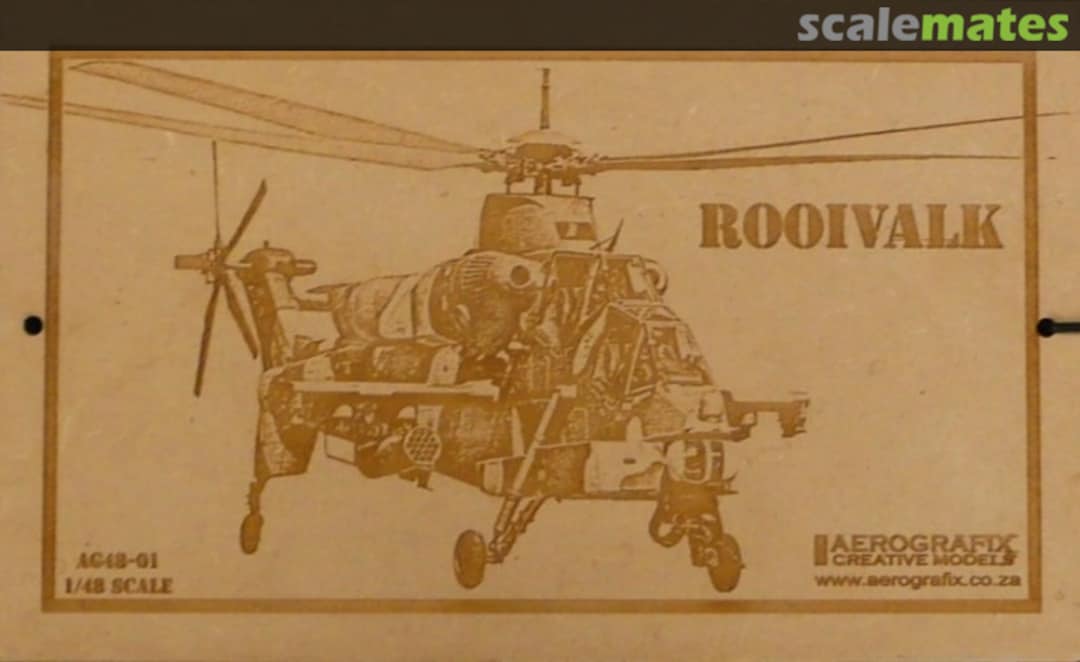 Boxart Denel AH-2 Rooivalk 48-01 Aerografix Boxart Denel AH-2 Rooivalk 48-01 Aerografix