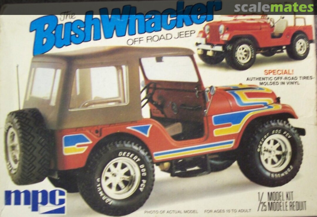 Boxart The Bushwhacker off road jeep 1-0707 MPC Boxart The Bushwhacker off road jeep 1-0707 MPC