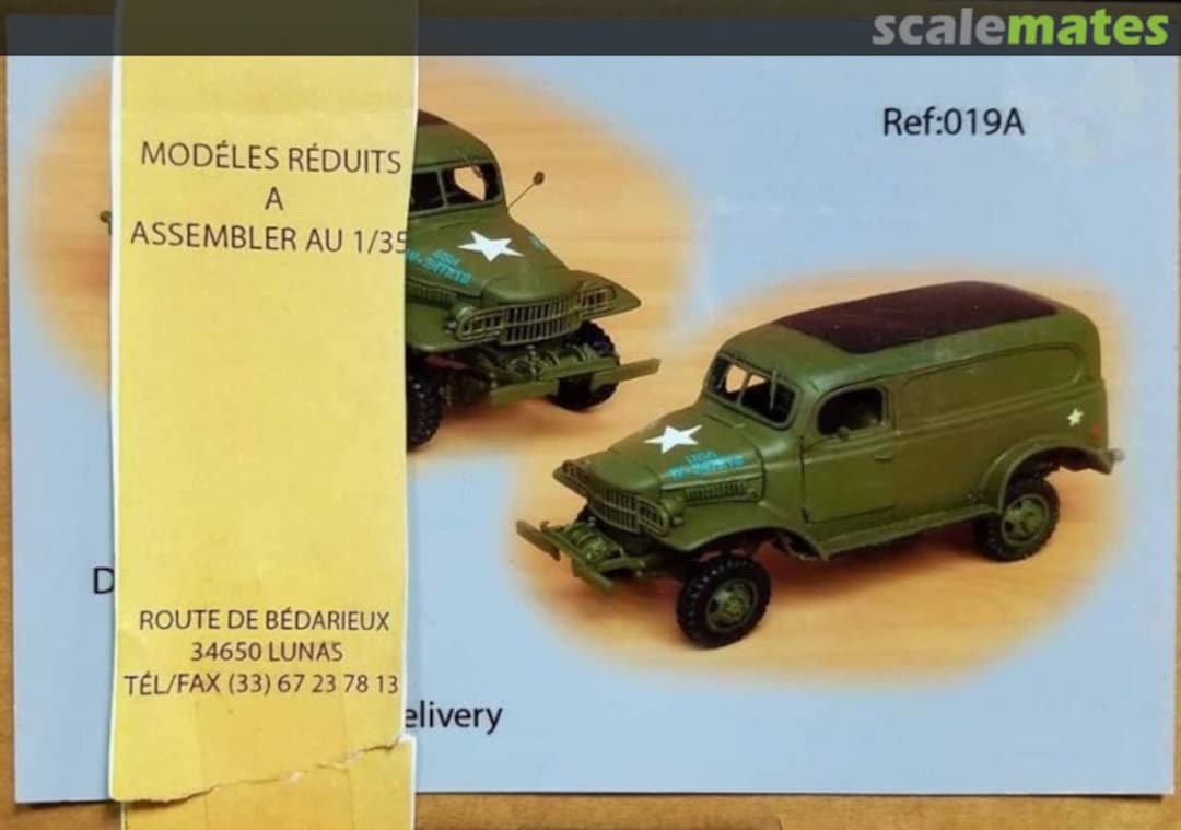 Boxart Dodge WC11 4x4 1/2T Panel Delivery 019A CGM Productions Boxart Dodge WC11 4x4 1/2T Panel Delivery 019A CGM Productions