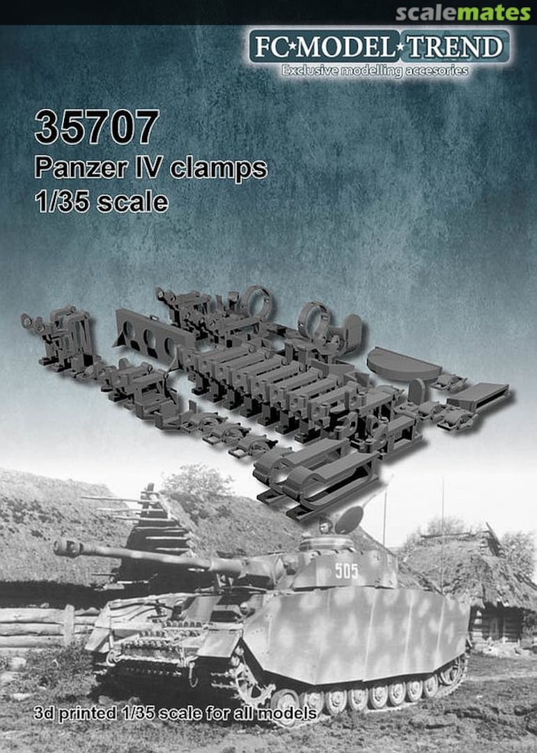 Boxart Panzer IV tool clamps 35707 FC Model Trend Boxart Panzer IV tool clamps 35707 FC Model Trend