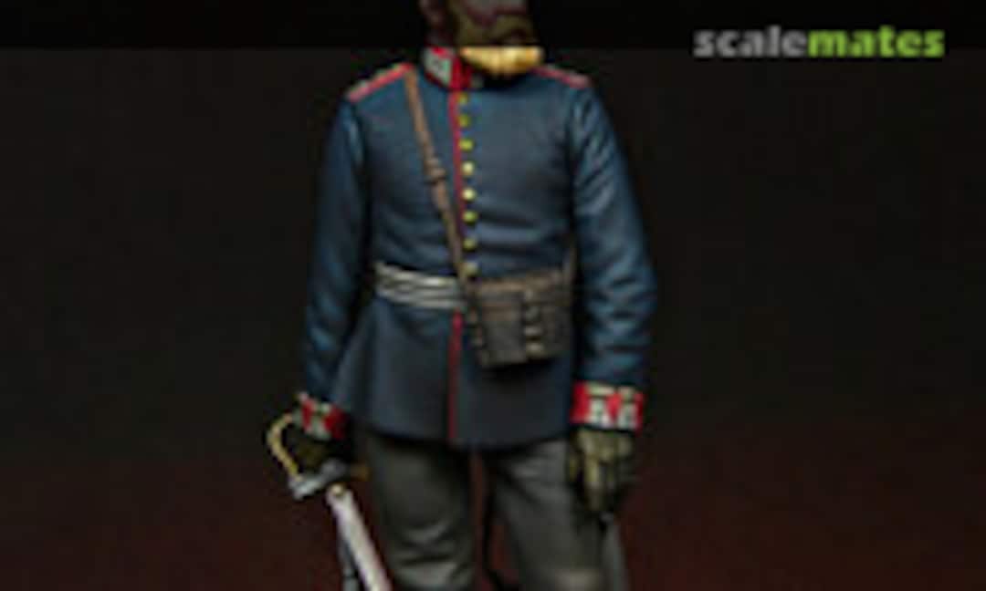 75mm Prussian Foot Guard Hauptman, 1870 (FeR Miniatures ELI00018) ELI00018