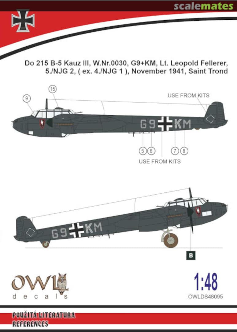 Boxart Do 215 B Part 3 Nachtjäger OWLDS48095 OWL Boxart Do 215 B Part 3 Nachtjäger OWLDS48095 OWL