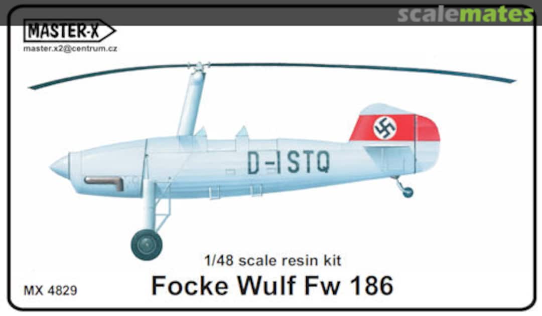 Boxart Focke-Wulf Fw 186 MX 4829 Master-X Boxart Focke-Wulf Fw 186 MX 4829 Master-X