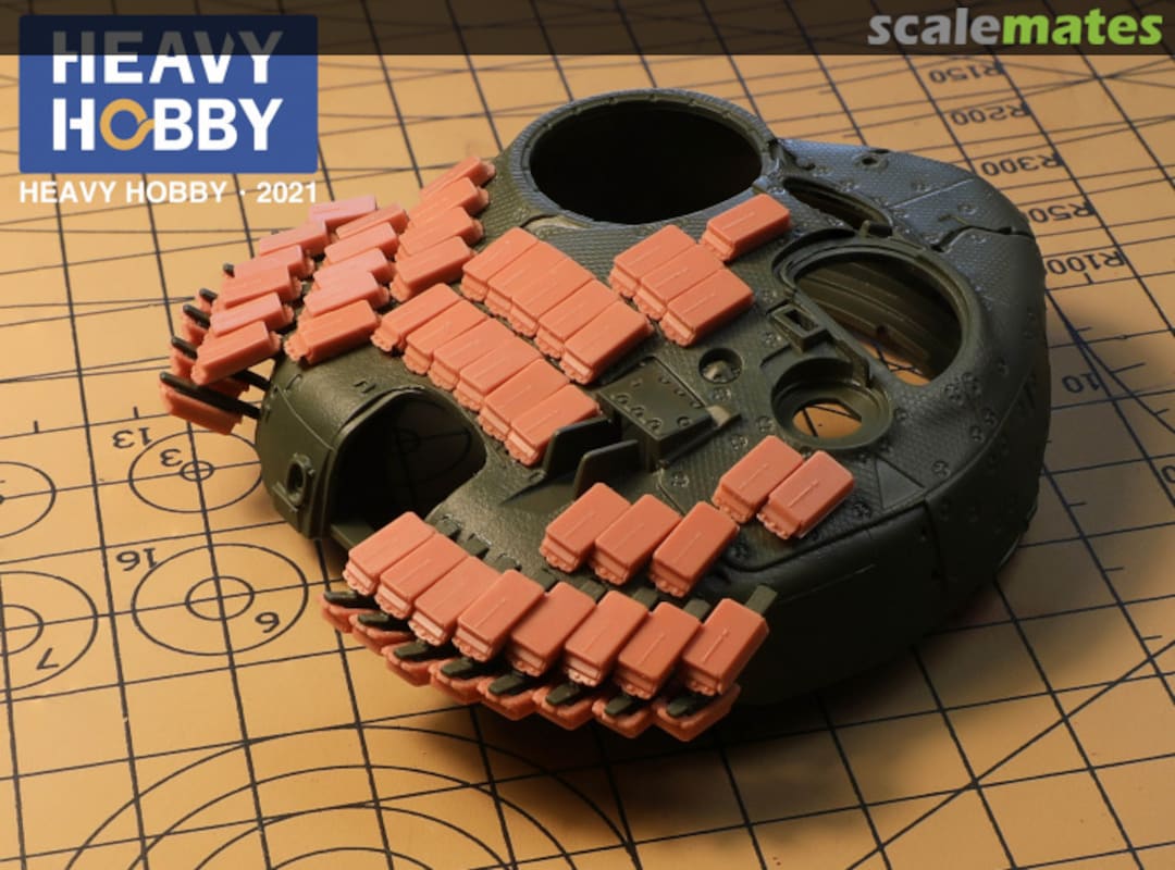 Boxart Soviet Kontakt Explosive Reactive Armor Sets HH-35017 Heavy Hobby Boxart Soviet Kontakt Explosive Reactive Armor Sets HH-35017 Heavy Hobby