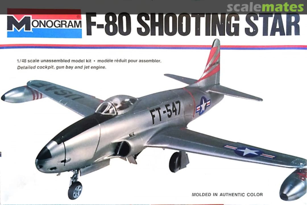 Boxart F-80 SHOOTING STAR 5404 Monogram Boxart F-80 SHOOTING STAR 5404 Monogram