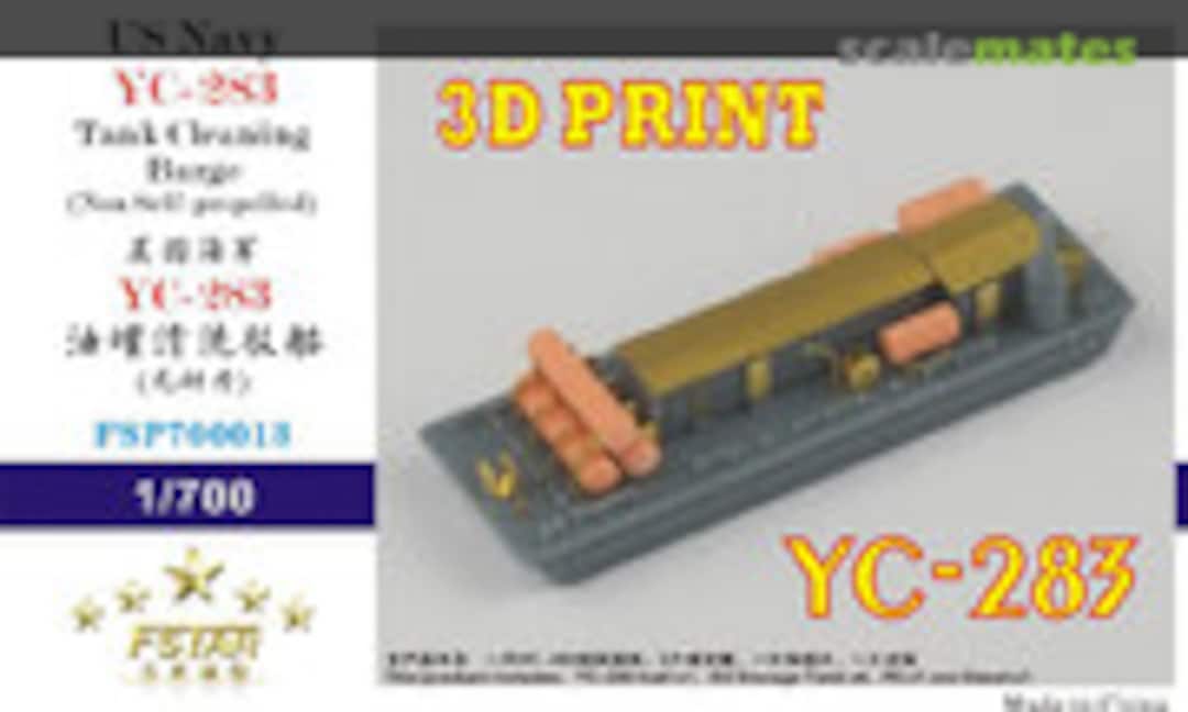 1:700 US Navy YC-283 Tank Cleaning Barge (Non Self-propelled)(3D Printing) Model Kit (Five Star Model FSP700013) FSP700013
