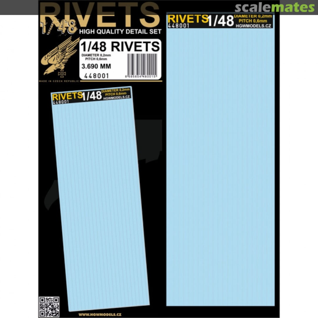 Boxart Rivets 448001 HGW Models Boxart Rivets 448001 HGW Models