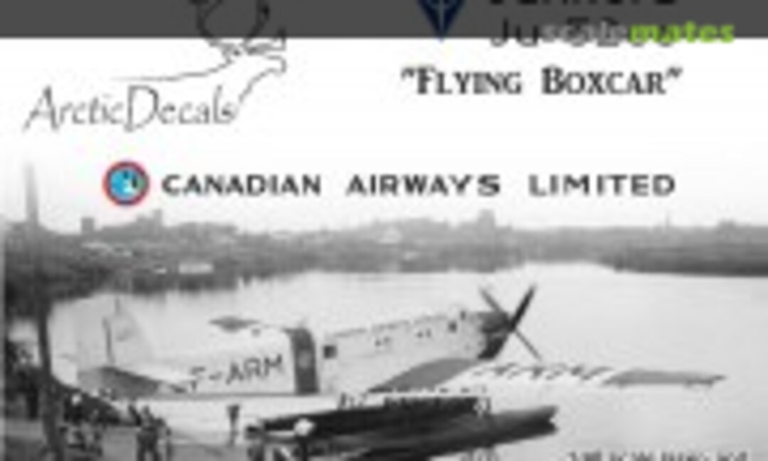 1:48 Junkers 52ce Canadian Airways Ltd (Arctic Decals ARC48-055A) ARC48-055A