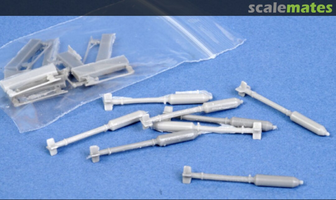 Boxart RAAF Meteor Mk.8 Napalm Warhead Rockets RRR72126 Red Roo Models Boxart RAAF Meteor Mk.8 Napalm Warhead Rockets RRR72126 Red Roo Models