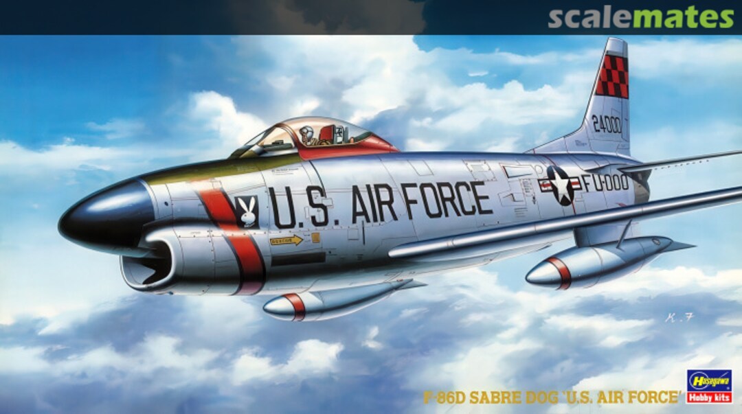 Boxart F-86D Sabre Dog 51405 Hasegawa Boxart F-86D Sabre Dog 51405 Hasegawa