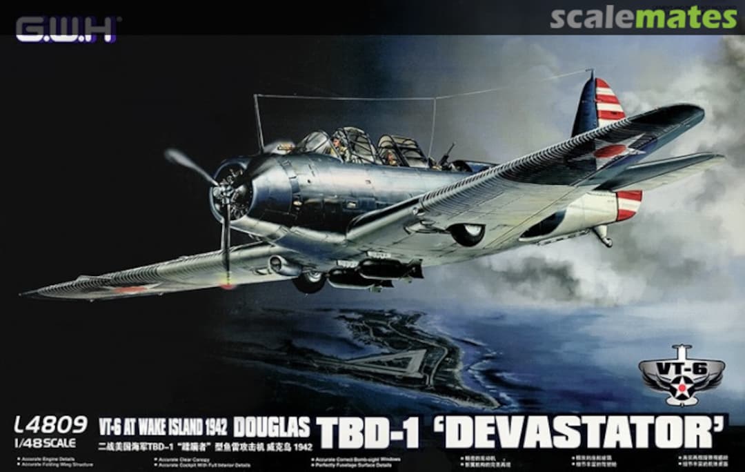 Boxart Douglas TBD-1 Devastator L4809 Great Wall Hobby Boxart Douglas TBD-1 Devastator L4809 Great Wall Hobby
