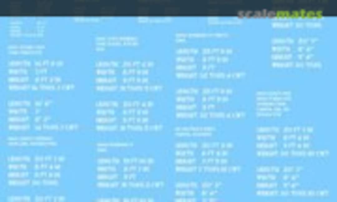 1:35 British D-Day shipping stencils for armored vehicles (white) (Archer AR35011W)