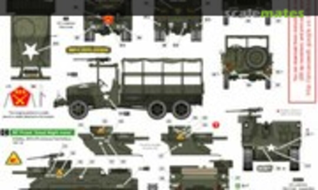 1:35 US Tanks in Korea #7 - Priest, GmC Truck, Jeep (Bison Decals 35167) 35167