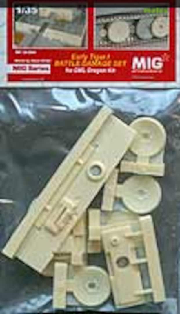 Boxart Early Tiger I Battle Damage Set for DML Dragon MP 35-264 MIG Productions Boxart Early Tiger I Battle Damage Set for DML Dragon MP 35-264 MIG Productions